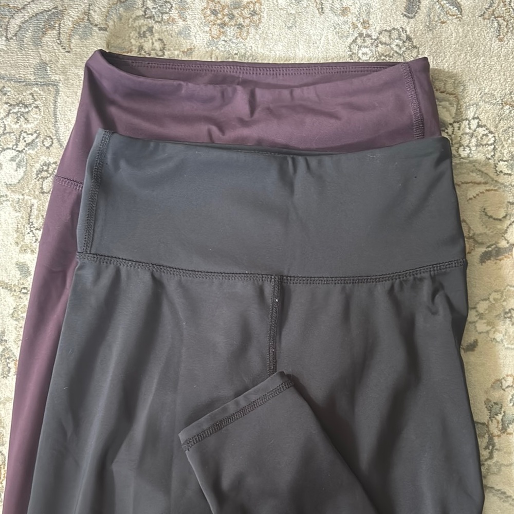 Marika Black and Purple Track Pants